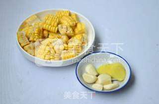 玉米三杯鸡的做法步骤:3