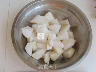 白萝卜杏鲍菇腔骨汤的做法步骤:6