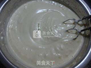 黑芝麻玉米面海绵蛋糕的做法步骤:4