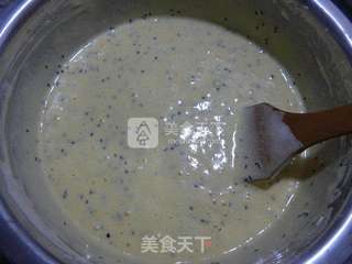 黑芝麻玉米面海绵蛋糕的做法步骤:8