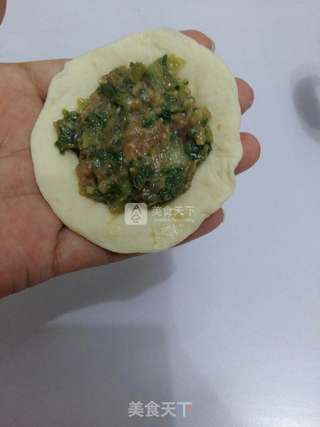 猪肉白菜包的做法步骤:13