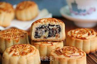 广式百果月饼的做法步骤:18
