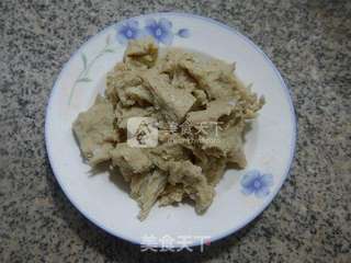 烤麸烧茭白的做法步骤:2