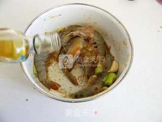 黑胡椒烤虾的做法步骤:4