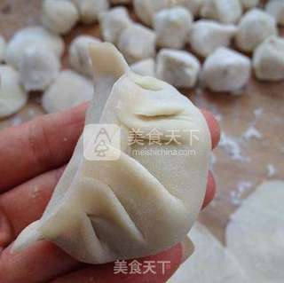 杏鲍菇鲜肉虾仁水饺的做法步骤:12