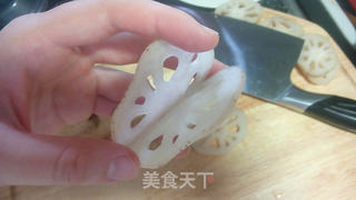 藕盒的做法步骤:2