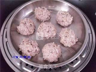 手工冬菇猪肉丸的做法步骤:8