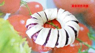 花样紫薯面包的做法步骤:10