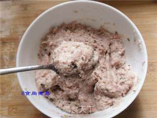 手工冬菇猪肉丸的做法步骤:6