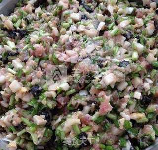 杏鲍菇鲜肉虾仁水饺的做法步骤:6