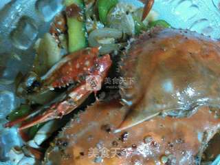 香辣蟹炒年糕的做法步骤:18