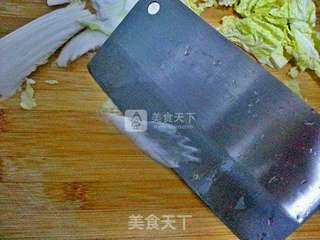 红油娃娃菜烧大虾的做法步骤:3