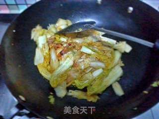 红油娃娃菜烧大虾的做法步骤:7