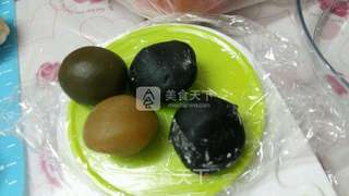 糖果冰皮月饼的做法步骤:4
