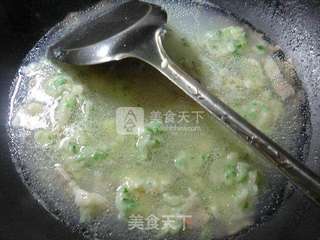 五花肉韭菜面疙瘩的做法步骤:10