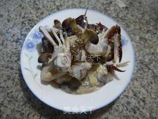 油豆腐青菜螃蟹汤的做法步骤:2