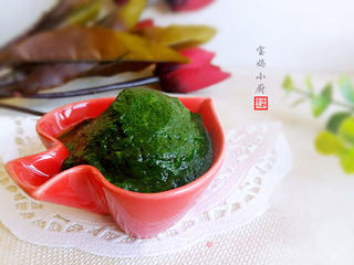 宝宝辅食—自制菠菜泥的做法步骤:9