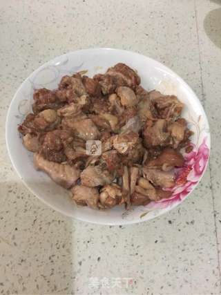 微波炉蒜香鸡丁的做法步骤:4