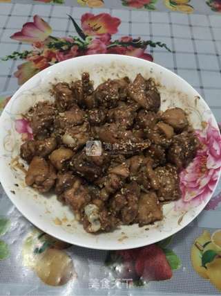 微波炉蒜香鸡丁的做法步骤:9