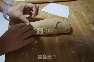 【acaAB-3CM03型号面包机试用】红糖核桃欧包的做法步骤:8