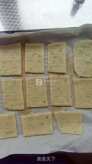 香葱饼干的做法步骤:11
