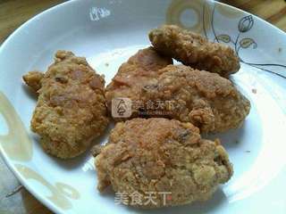 香酥炸鸡翅的做法步骤:5