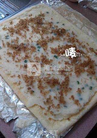 【薯蓉肉松蛋糕卷】每一口蛋糕都是厚实的感觉的做法步骤:9