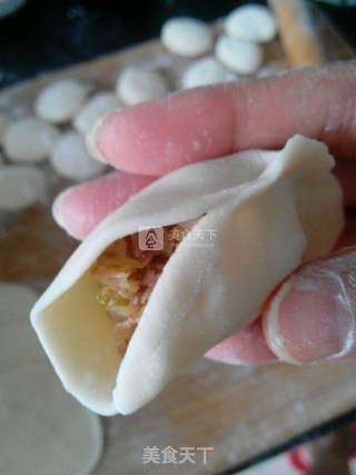 酸菜五花肉水饺的做法步骤:5
