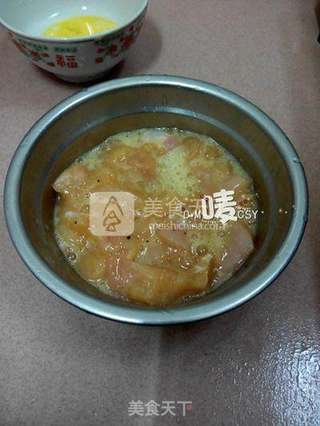心瘾好久了的美味【烤箱燕麦鸡米花】的做法步骤:3