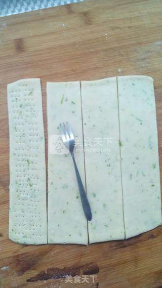 香葱饼干的做法步骤:10