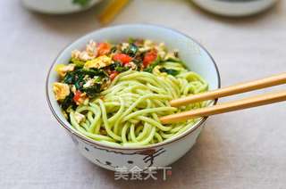 田园蔬菜面的做法步骤:12