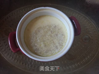 宝宝辅食—肉泥蛋羹的做法步骤:7