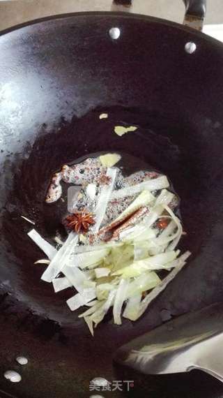 榛蘑肉酱的做法步骤:6