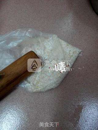 心瘾好久了的美味【烤箱燕麦鸡米花】的做法步骤:4