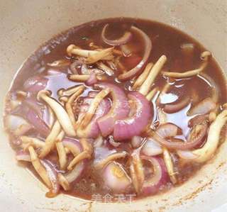 香芹肥牛饭的做法步骤:11