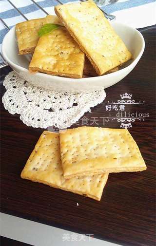 香葱饼干的做法步骤:14