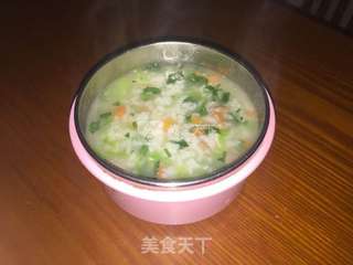 宝宝蔬菜粥的做法步骤:4