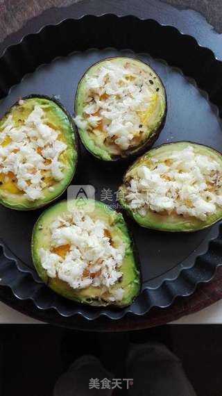 牛油果烤蛋的做法步骤:5