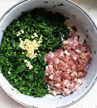 西洋菜水饺的做法步骤:2