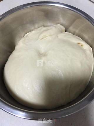 【ACA果木窑烤面包机试用报告】香葱肉松面包卷的做法步骤:5
