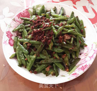 简易版干煸四季豆的做法步骤:8