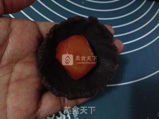 豆沙蛋黄酥的做法步骤:5