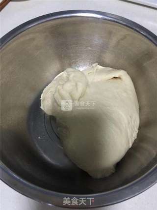 【ACA果木窑烤面包机试用报告】香葱肉松面包卷的做法步骤:4