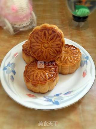 豆沙月饼的做法步骤:11