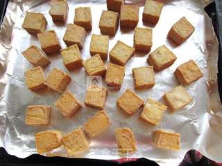 超简单美味---烤鱼豆腐的做法步骤:2