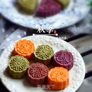 桃山皮月饼的做法步骤:19