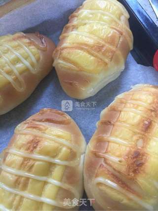 芝士肉松面包的做法步骤:11