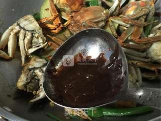酱香面拖蟹的做法步骤:14
