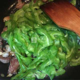 肉片苦瓜的做法步骤:7