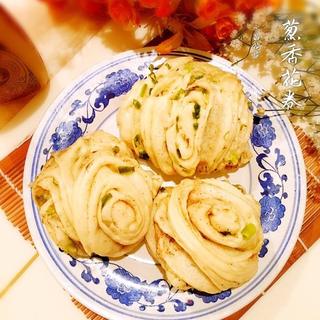 葱香花卷的做法步骤:21